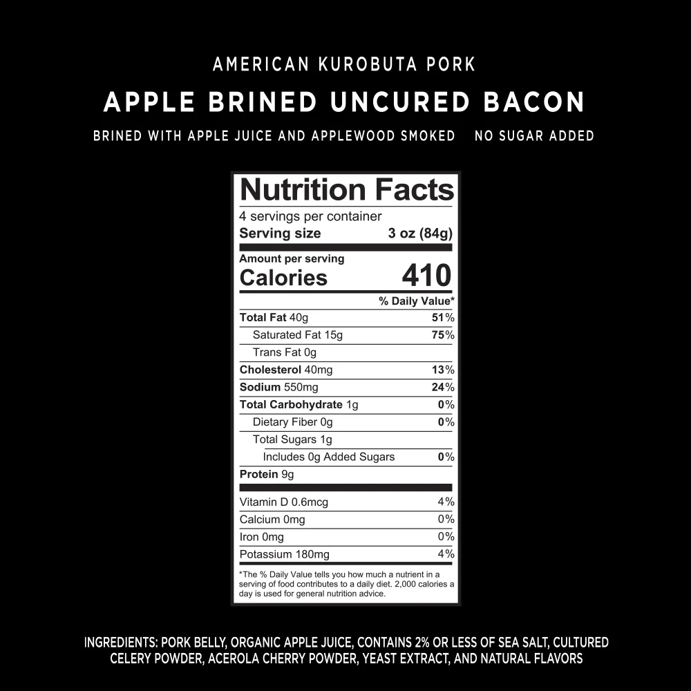 Apple Brined Uncured Bacon - Image 5