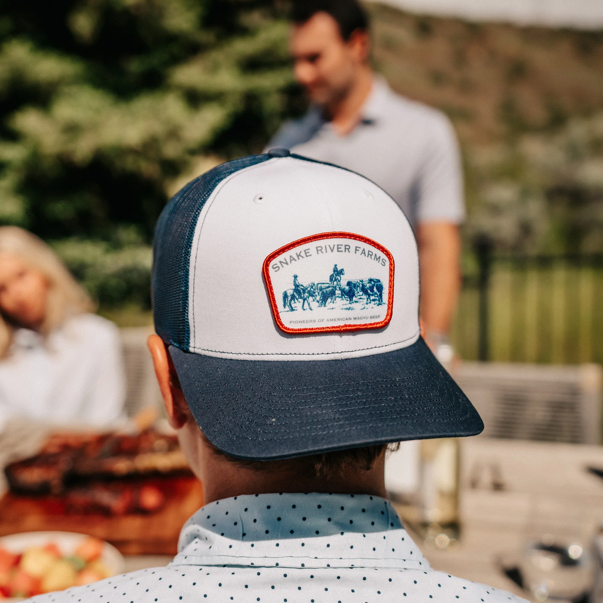 Red, White & Blue Patch Hat - Image 2